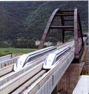 Yamanashi Maglev Test Line The superconducting maglev system has been tested on the Yamanashi maglev test line since 1997 aiming at its future practical application.
