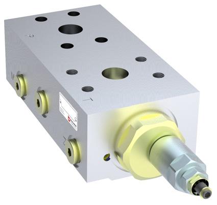 9.3 Bolt-on valves - SAE J518 code 61 / ISO 6162-1 pattern Pressure relief valve Pressure relief valve solenoid control A S G DF / ASDH A S G