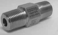 Pipe Hex Nipples Pressures to 15,000 psi (1034 bar) For rapid system make-up, Parker utoclave Engineers supplies pipe nipples in various sizes and lengths for pipe valves and fittings.