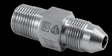 dapters/ouplings - Male/Male dapters Parker utoclave Engineer s standard male-to-male one piece adapters are available in low, medium, and high pressure configurations.