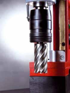 Picture 3: The core drill is fixed securely in the EasyLock.