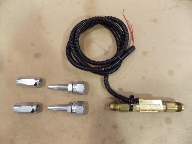 CRITICL PROCESS OPERTION 10 10) THE FOLLOWING IS LIST OF THE COMPONENTS THT RE CONTINED WITHIN THE FUEL FILL HOSE FLOW SWITCH KIT (PRT # P11X-4102-) 3/8" FIELD TTCHBLE FERRULE C B 3/8" FIELD TTCHBLE