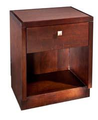 SHU-100 Nightstand with Laminate Top h: 28