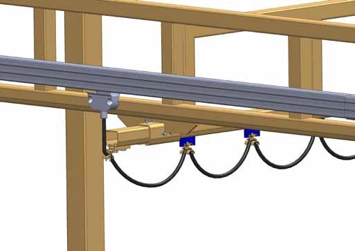 Festoon & Conductor Options Power can be brought to the hoist or any other lifting device using festoons or conductor bars.