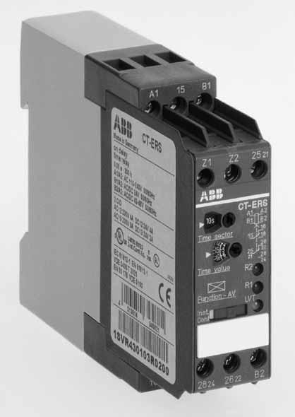 CT-S range Selection and ordering details Characteristics CT-S range CT-MFS 1SVR 430 010 F 0200 3 multifunction and 21 multi-range Continuous supply voltage range (24-240VAC/DC) or multisupply