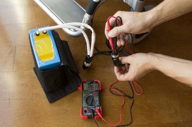 Electrical Component Testing & Service Testing for Short Circuits & Open Circuits Figure # 49 Figure # 50 With the battery connected to the Controller system, set the