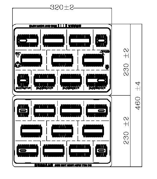 Packaging and Labeling Figure 23: Drawing for Vero 13 Packaging Tray Notes