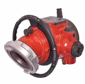 The revolutionary handwheel design hugs tightly to the valve body eliminating possible interference with surrounding discharges and equipment on the pump panel.