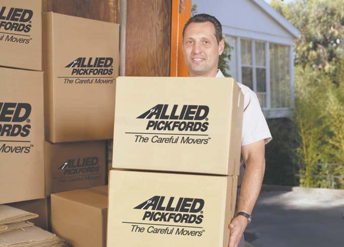 Optional Service Complete Unpacking Everything is carefully unpacked and completely put away as you desire by Allied Pickfords.