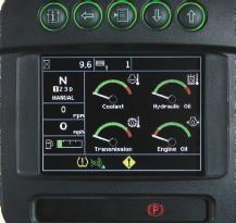 Easy-toread LCD diagnostic monitors with onboard diagnostics. And EPA Interim Tier 4 (IT4)/EU Stage IIIB diesels.