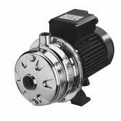 Dual impeller centrifugal electric pumps with hydraulic parts in AISI 04 and AISI 16.