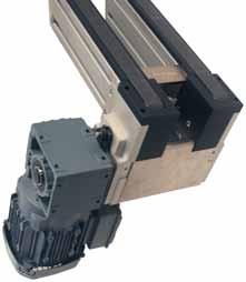 ApplicationS Direct conveying units Moving and accumulating of workpiece carriers. The motor can be fitted either vertically or horizontally. Perfectly compatible with the other conveying units.