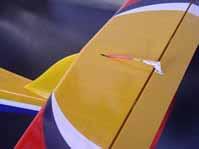 fuselage and connect pushrod and