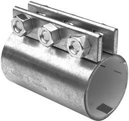 1-800--1 The compression pipe coupling is designed for permanent installation in the joining of either plain end, threaded, grooved or a combination of any of these joints.