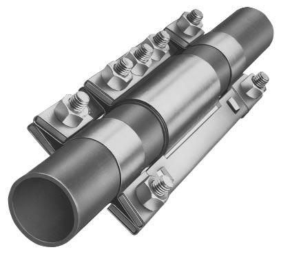 1-800--1 The unique design of the Side-Band Compression coupling gives you vastly improved axial force holding power to connect or repair threaded or unthreaded pipe and tubing.