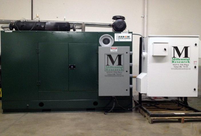 Overview MRC embarked on a joint project with one of its licensees to field test the model M15X10 100kW modular generator platform in a deep well pumping application.