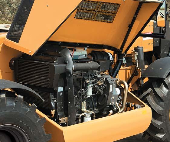 TELESCOPIC HANDLERS Engine The TX telescopic handler range is powered by a 4.5 litre FPT Turbo after-cooled engine.