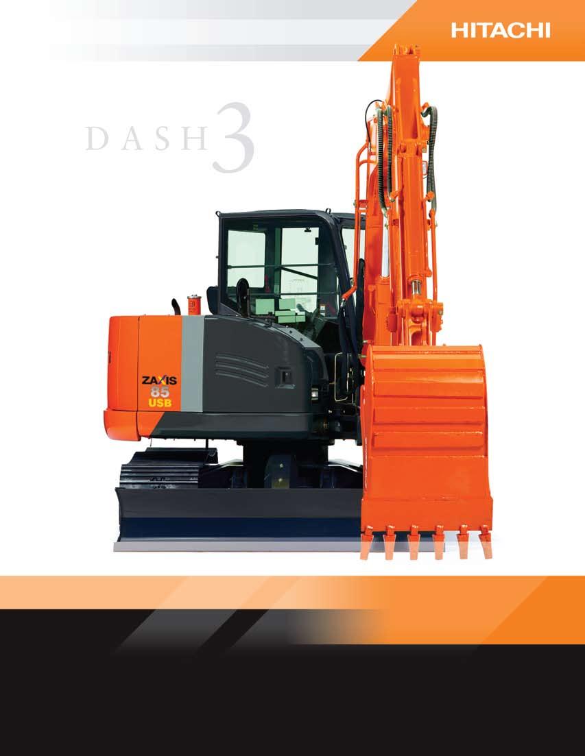 ZAXIS 85USB-3 n Engine Rated Power: 54 hp (40.