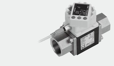 Digital Flow Switch for Water 4% smaller than current product Reducing piping space 74-3 66.