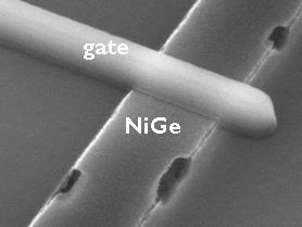 NiGe STI Ge FIN Ge planar device Ge-FinFET device [F.Sebaai et al.