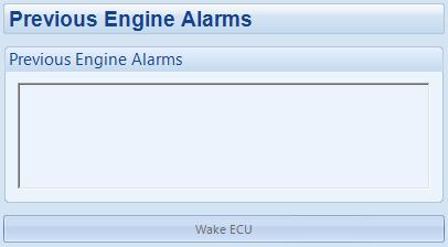 5.12.1 CURRENT ENGINE ALARMS Shows the