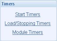 Edit Configuration - Timers 4.6 TIMERS Many timers are associated with alarms. Where this occurs, the timer for the alarm is located on the same page as the alarm setting.