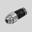 Rotary push-in fittings QSR Rotary push-in fitting QSR 360 rotatable with ball bearing G thread L1 L2 ß Weight/ D1 D2 [mm] [mm] [g] G thread with sealing ring Gx 4 2.1 10 33.1 5.