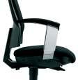 Standard armrests Height adjustable armrests Coat-hanger Push rod covering giroflex 63