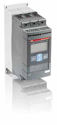 PSE Softstarter the Efficient range Features and Benefits Built-in by-pass Using by-pass after reaching full voltage will greatly reduce the power loss, and thereby save energy.