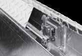 equipment Offset Hinge designed to fit tight against tank