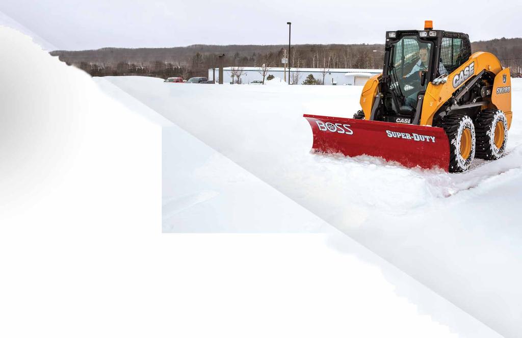 Trip-Edge Skid Steer Snowplows feature four adjustable trip return springs, so you can customize the trip spring tension for the job at hand.