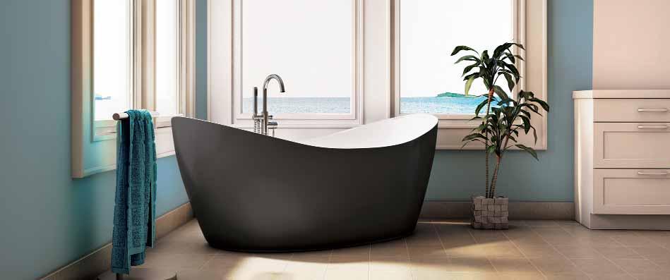 Color Nuance Colour as your finishing design touch Colours for freestanding bathtubs Infuse your bathroom with