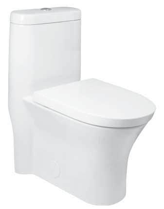 Zen FB1699 Zen toilet White Chrome fi nish for
