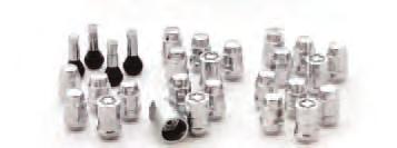 14mm Bulge Lug Nuts in Chrome & Black Applications for: CHEVROLET CHRYSLER CADILLAC DODGE JEEP RAM Pickup Truck Tailgate Lock Protect your tailgate from theft!