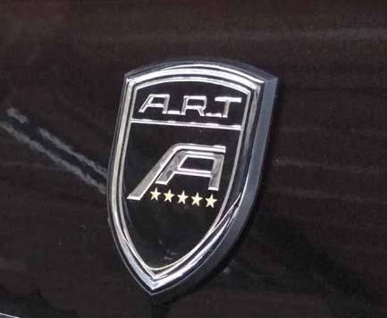 R.T. emblem with new logo for engine hood SR05 100 00 A.R.T. emblem with new A.R.T. logo for trunk lid SR05 100 10 F A.