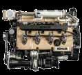 TURBO COMMON RAIL ENGINES Model KDI 1903TCR KDI 2504TCR 4 stroke diesel with cylinder in line Liquid cooling 4 valves per cylinder In crankcase camshaft, gear train driven Engine specs Pushrod -