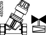 . variable closes opens Symbols The direction of flow indicated (arrow on the valve body) is mandatory!