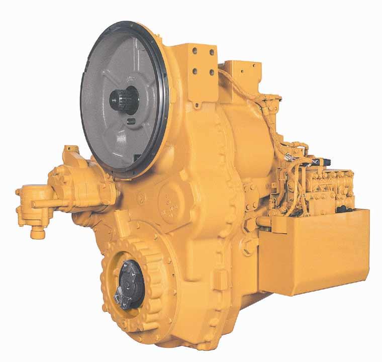Power Train Matched Caterpillar components deliver smooth, responsive performance and reliability. Power Shift Transmission.