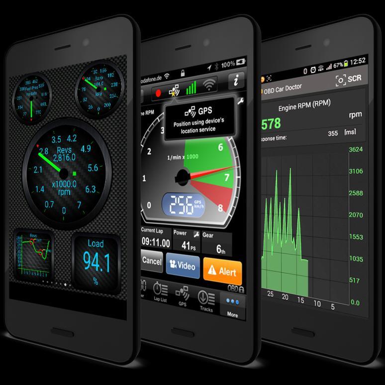 Apps for All Choose the Right App for You Kiwi 3 supports a variety of industry apps for every level of car enthusiast.