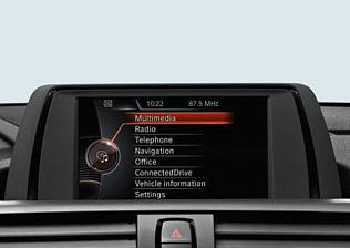 outside handle lighting. [ 12 ] BMW Navigation has a fixed 6.