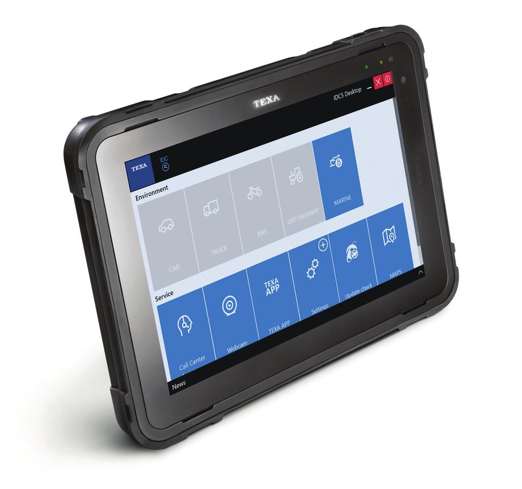 AXONE Nemo TEXA s latest new product in the diagnostic display field is AXONE Nemo, a powerful tablet designed to guarantee an optimal use for mechanics both inside and outside the workshop.