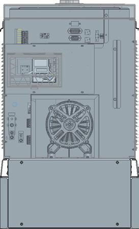 Protector Series 6 of 12 15 & 20 kw installation layout Drawing #0K7025-A (1 of 2) REMOVE PANEL TO ALLOW TANK VENTS TO TERMINATE OUTSIDE OF THE GENERATOR ENCLOSURE (CHECK LOCAL AND STATE CODE FOR