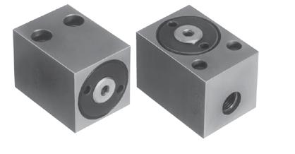 Block Cylinders Single Acting Horizontal Vertical and Horizontal Styles Simple Mounting Compact Design Dimensions (Horizontal Style) Part Number A B C D E F G H J K L M N 60372* 1 3/4 1 3/4 2 7/16