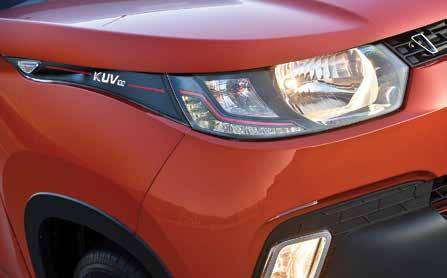 The aggressive design and dominating body lines of the KUV100 are set to redefine the compact vehicle category for all time.