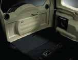 To provide as much carrying space as possible, the 2 nd -row can have the seatbacks folded down, and