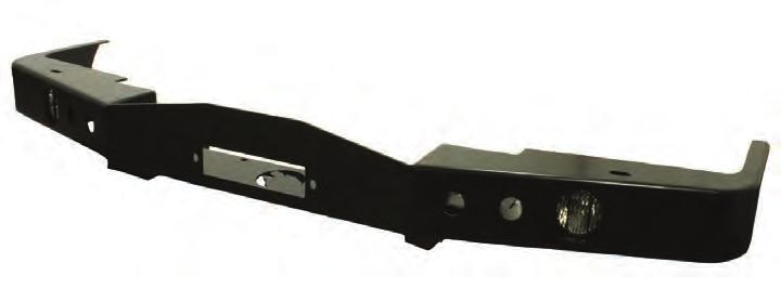 The Discovery 1 front winch bumper includes Wildbear cutouts on the front face with