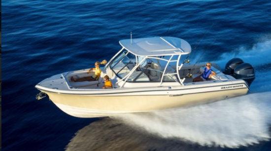 With her SeaV2 deep V design, she delivers a comfortable ride in offshore conditions, and she has a self bailing