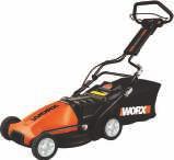 SKU 748438 18" Corded Electric Mower 12A motor. 2-in-1 system (mulch and side discharge). Single lever height control adjusts from 1-3/4" to 3-3/4".
