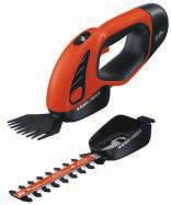 Includes shrubber blade and charger. SKU 732376 3" Cordless Grass Shears 4.