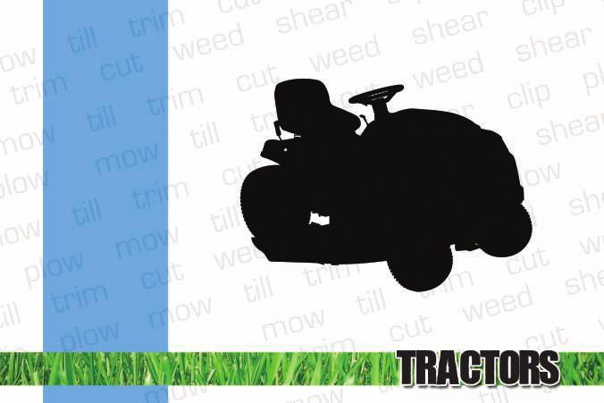 Mulching cuts grass into tiny pieces, providing finely cut clippings for quicker and healthier decomposing. Lawn tractors are good for yards from 1 to 3 acres.
